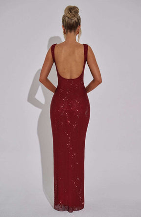 Petra Maxi Dress - Wine Ryvelle