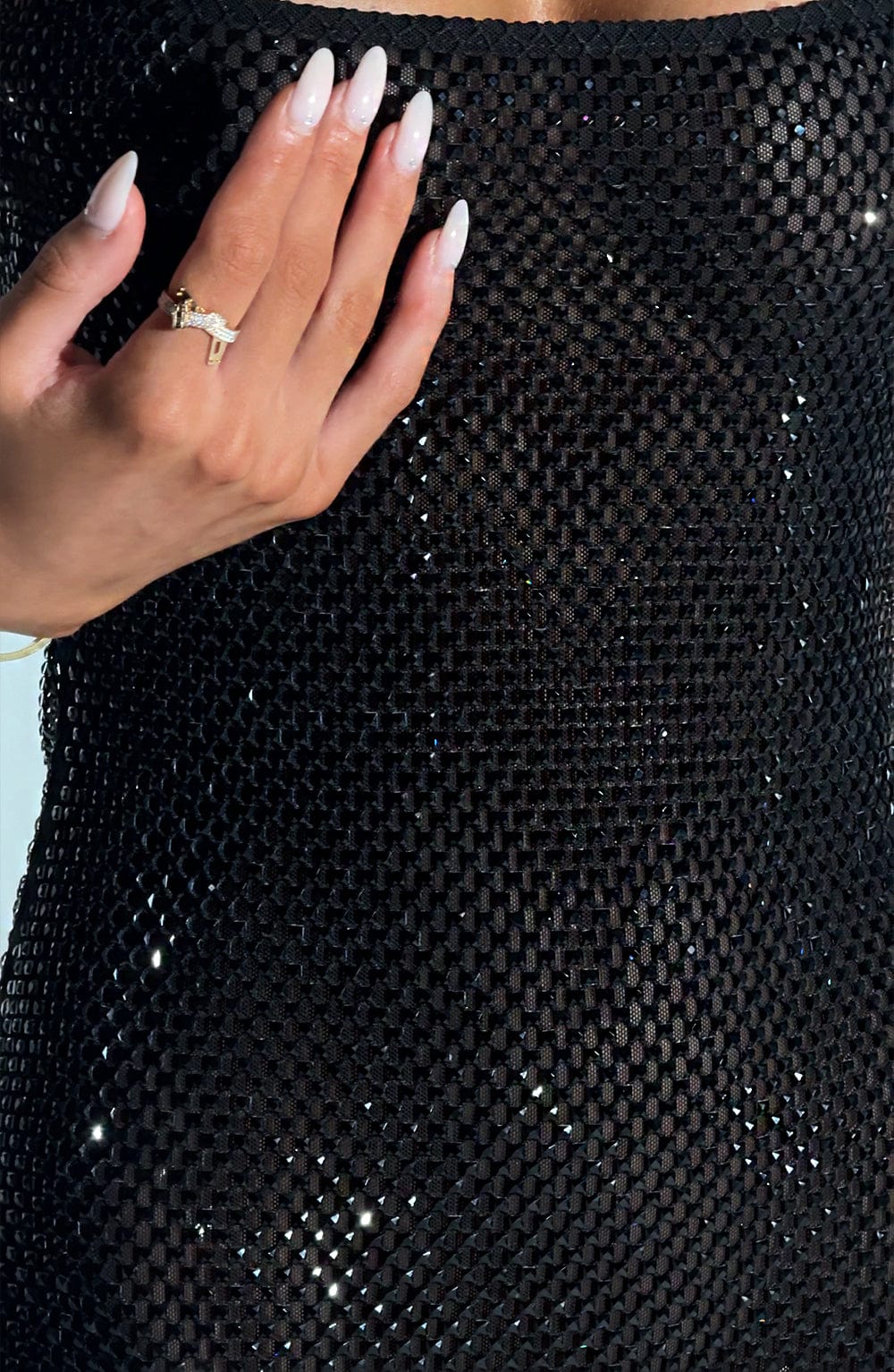 Robe courte Petra - Noir