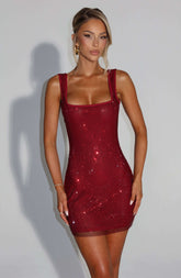 Petra Mini Dress - Wine Ryvelle