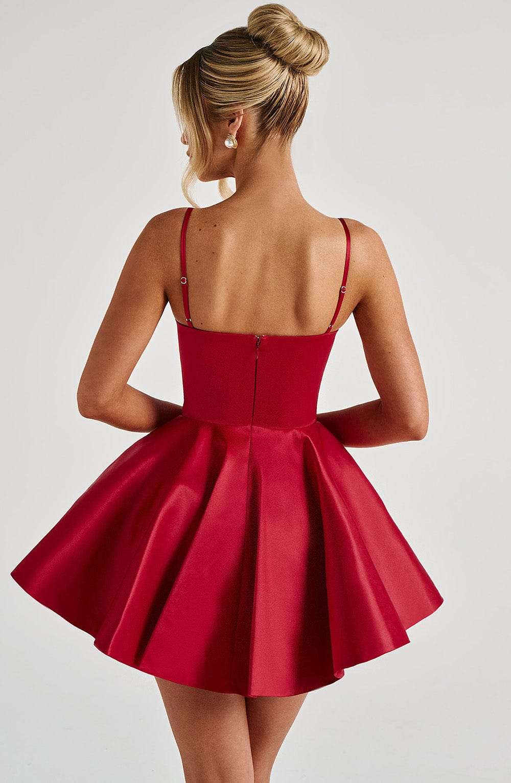 Poppy Mini Dress - Red Ryvelle