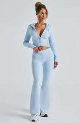 Portia Knit Pants - Baby Blue Ryvelle