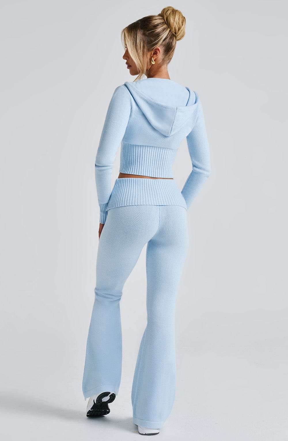 Portia Knit Pants - Baby Blue Ryvelle