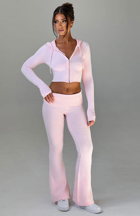 Portia Knit Pants - Pink