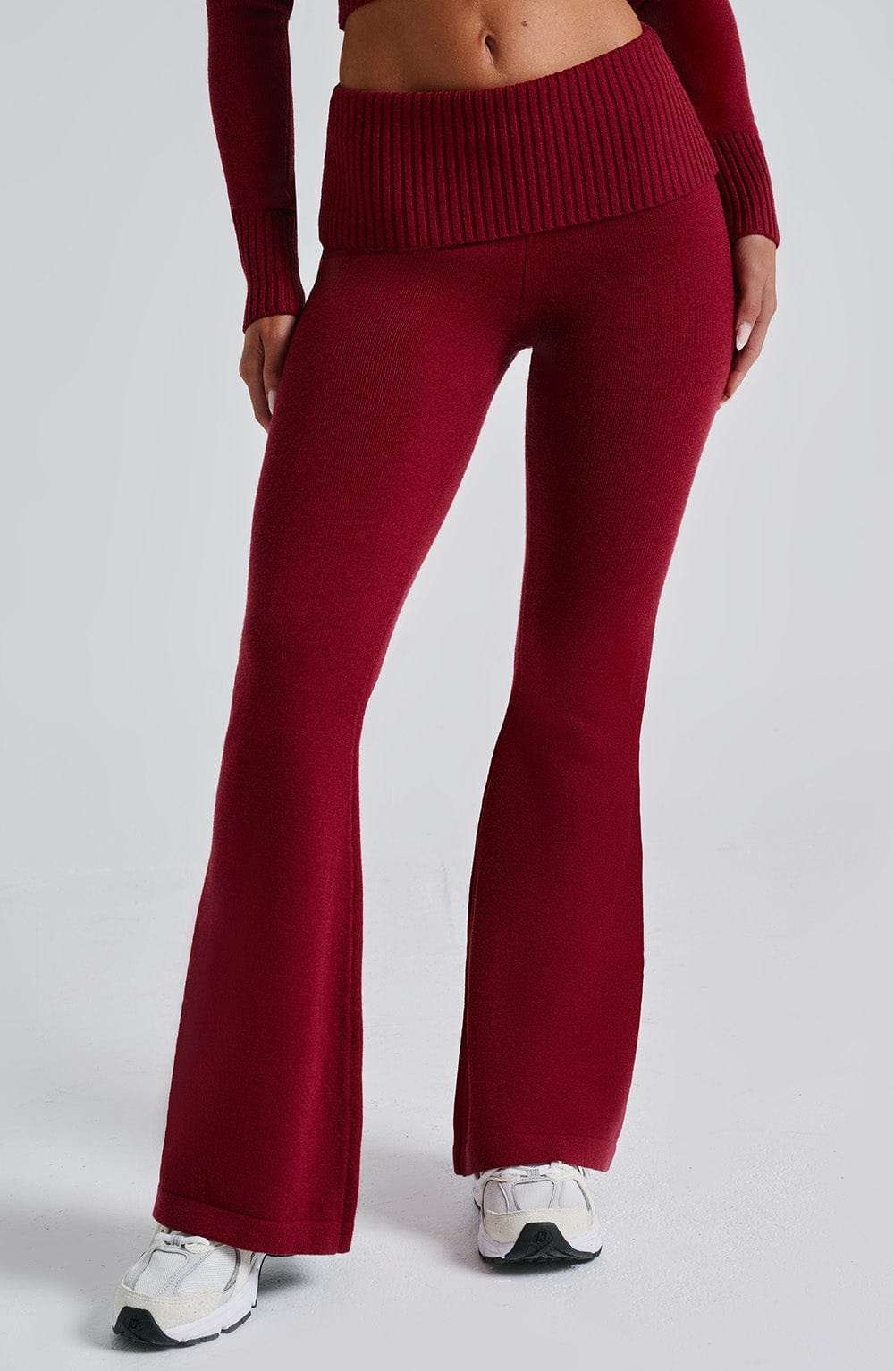 Portia Knit Pants - Red Ryvelle
