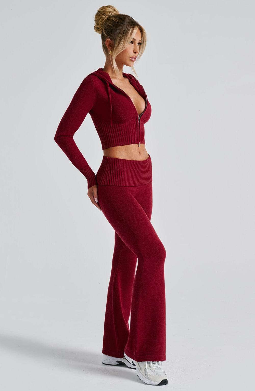 Portia Knit Pants - Red Ryvelle