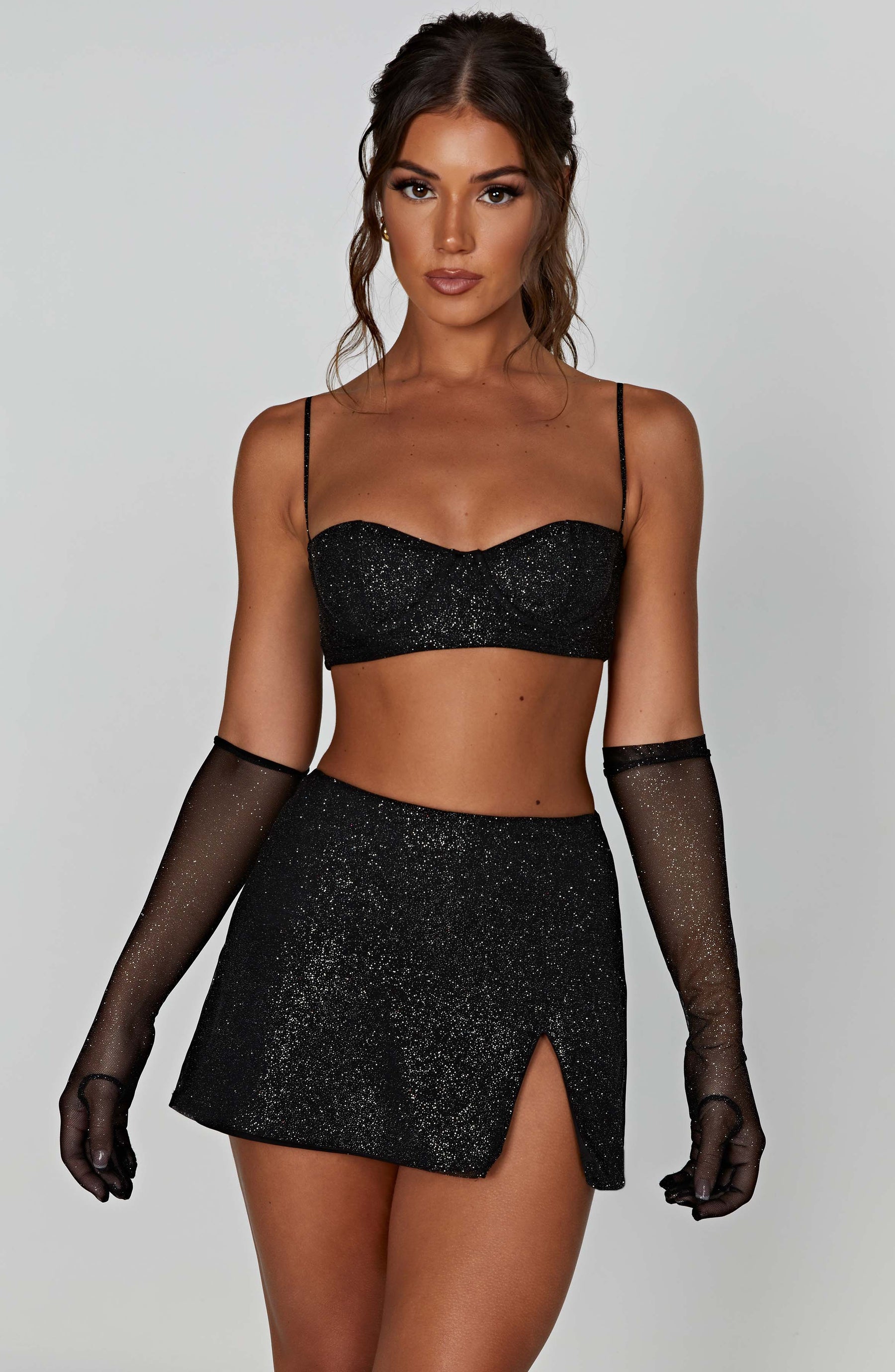 Posie Top - Black Sparkle Ryvelle