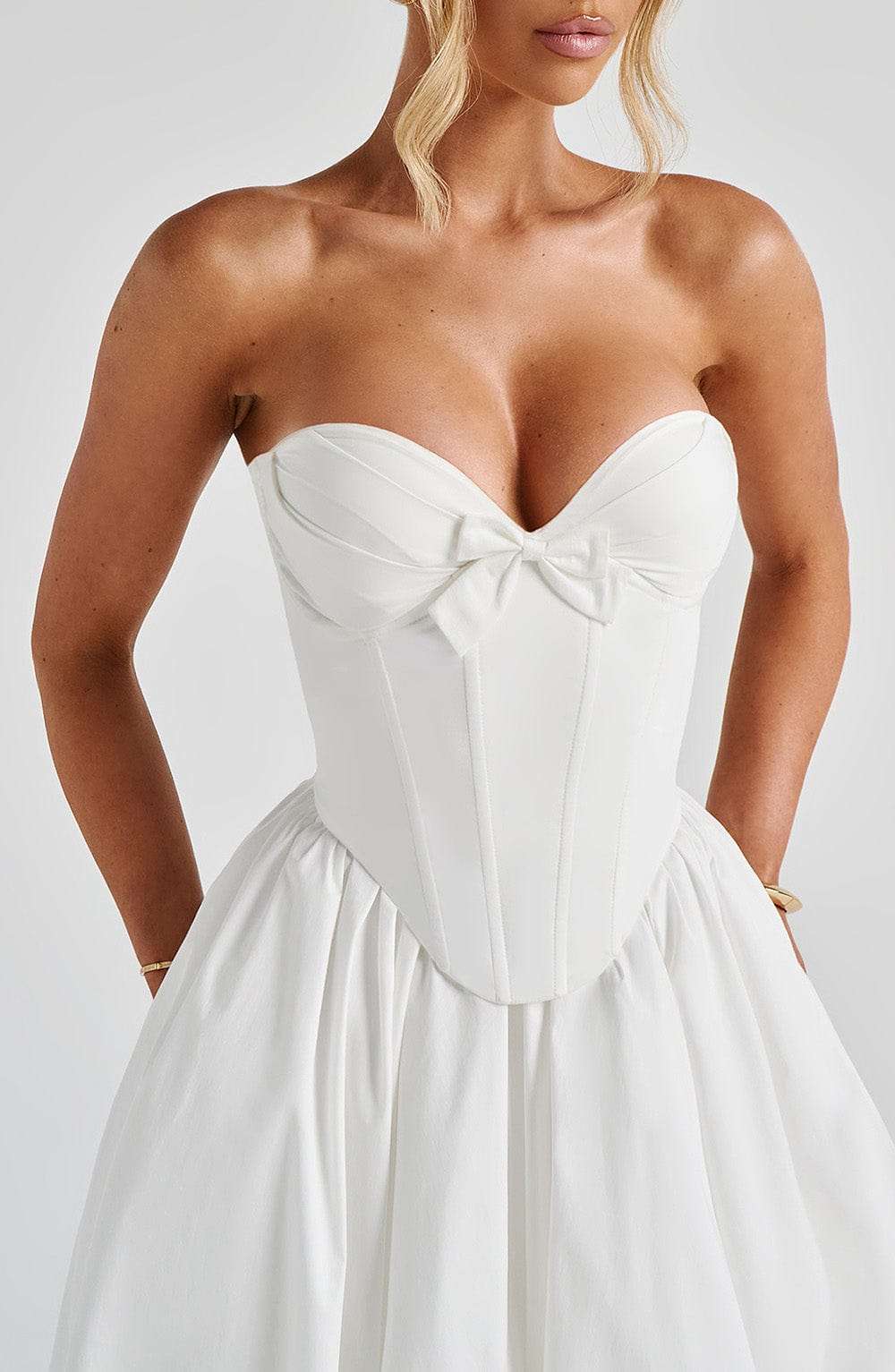 Prim Midi Dress - Ivory Ryvelle
