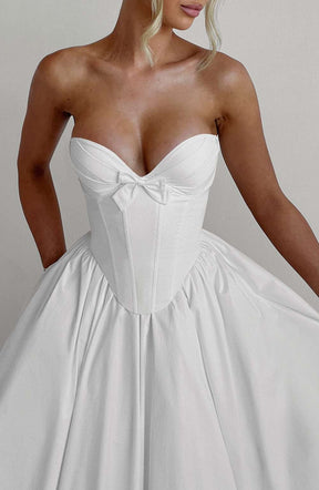 Prim Midi Dress - Ivory Ryvelle