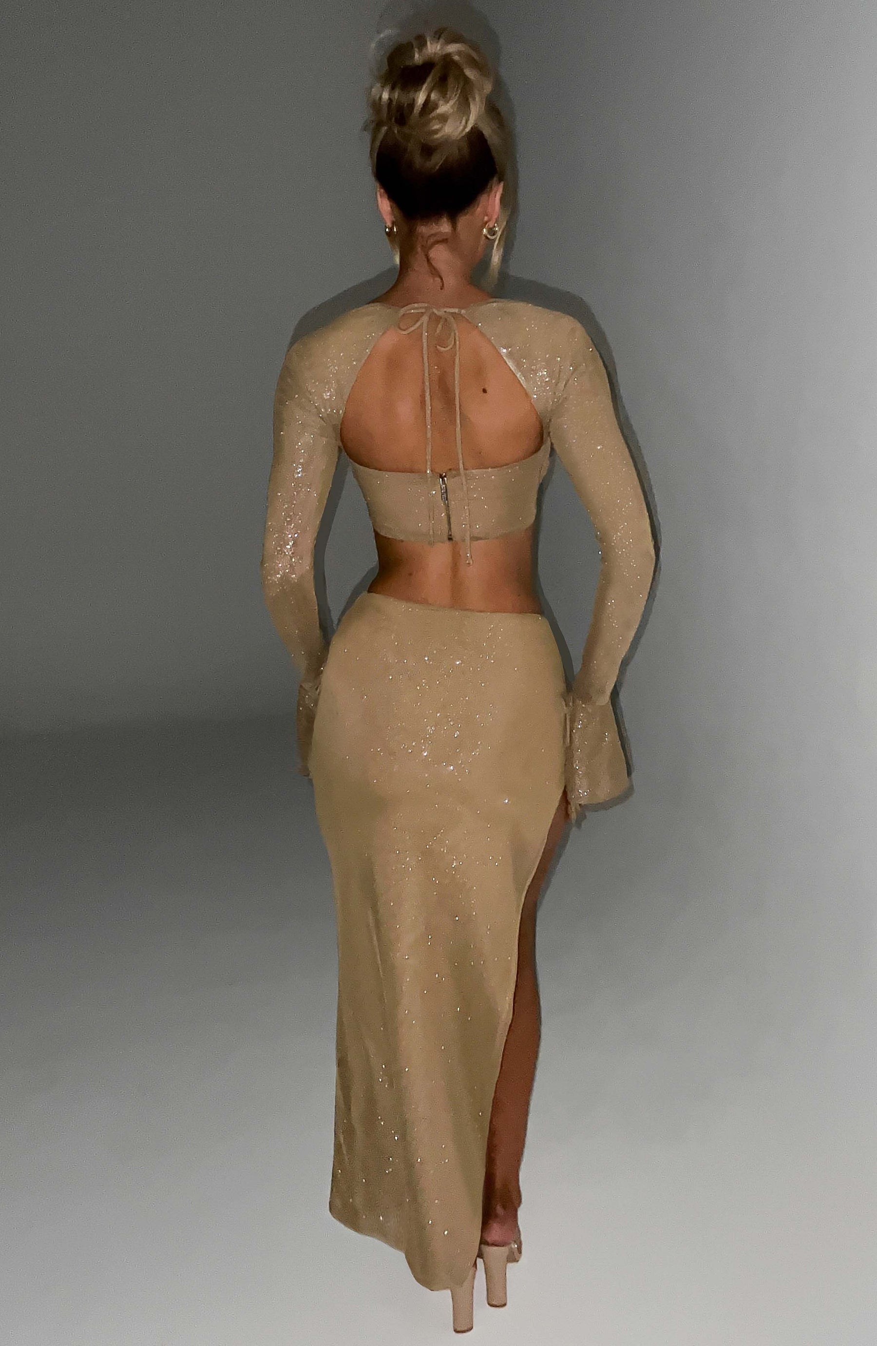Priscilla Top - Gold Sparkle Ryvelle