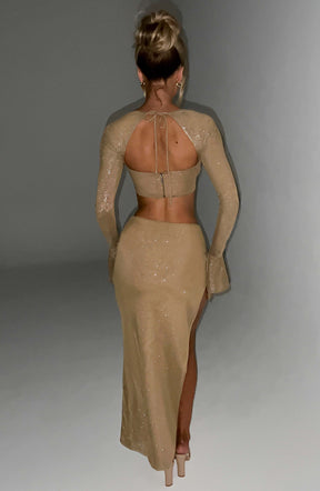 Priscilla Top - Gold Sparkle Ryvelle