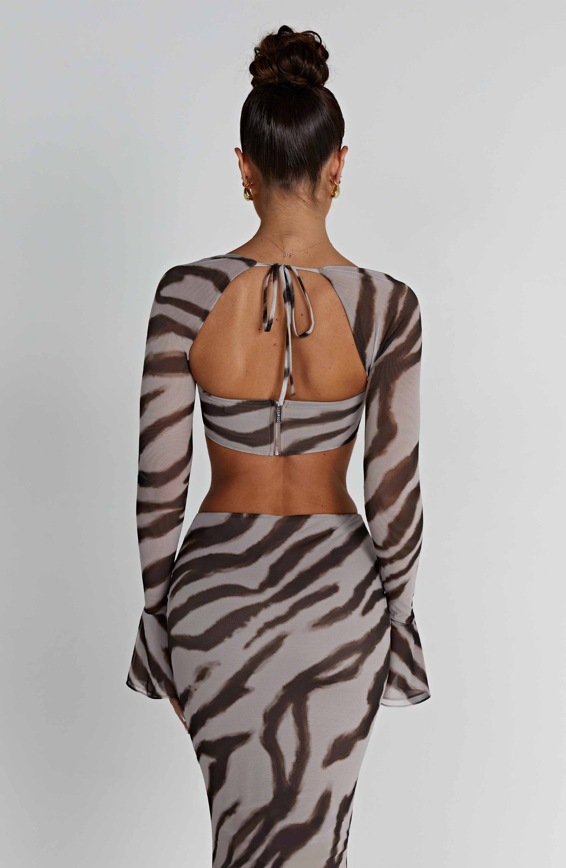 Priscilla Top - Zebra Print Ryvelle