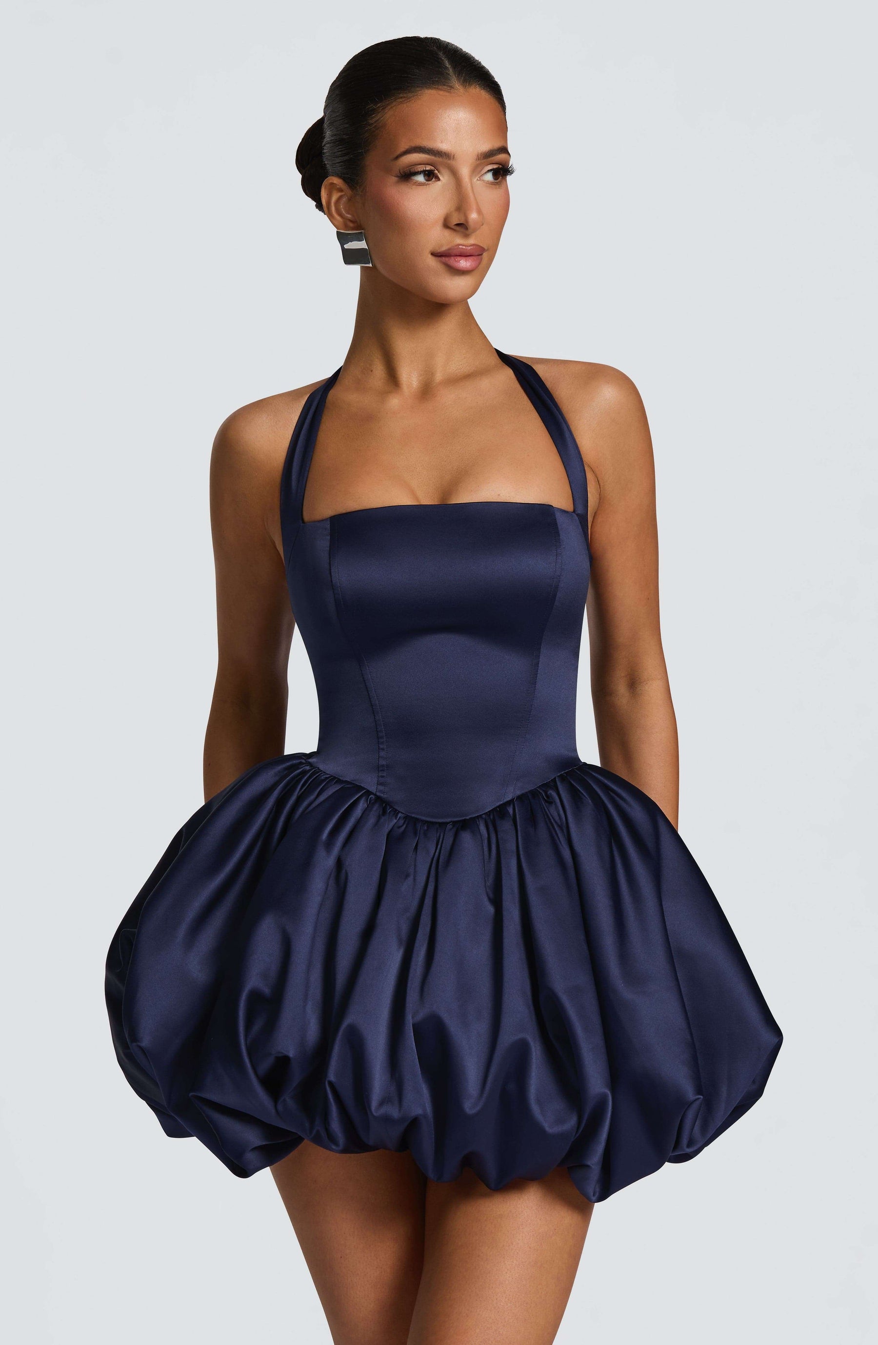 Prudence Mini Dress - Navy Ryvelle