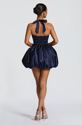 Prudence Mini Dress - Navy Ryvelle