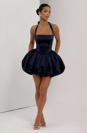 Prudence Mini Dress - Navy Ryvelle