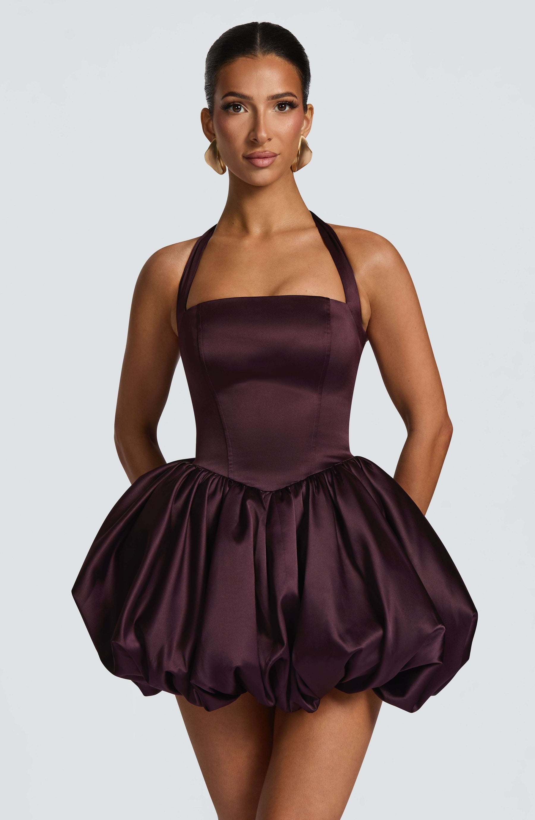 Prudence Mini Dress - Plum Ryvelle