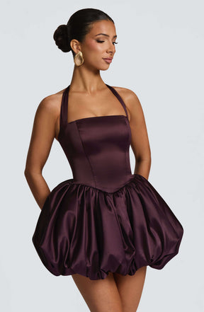 Prudence Mini Dress - Plum Ryvelle