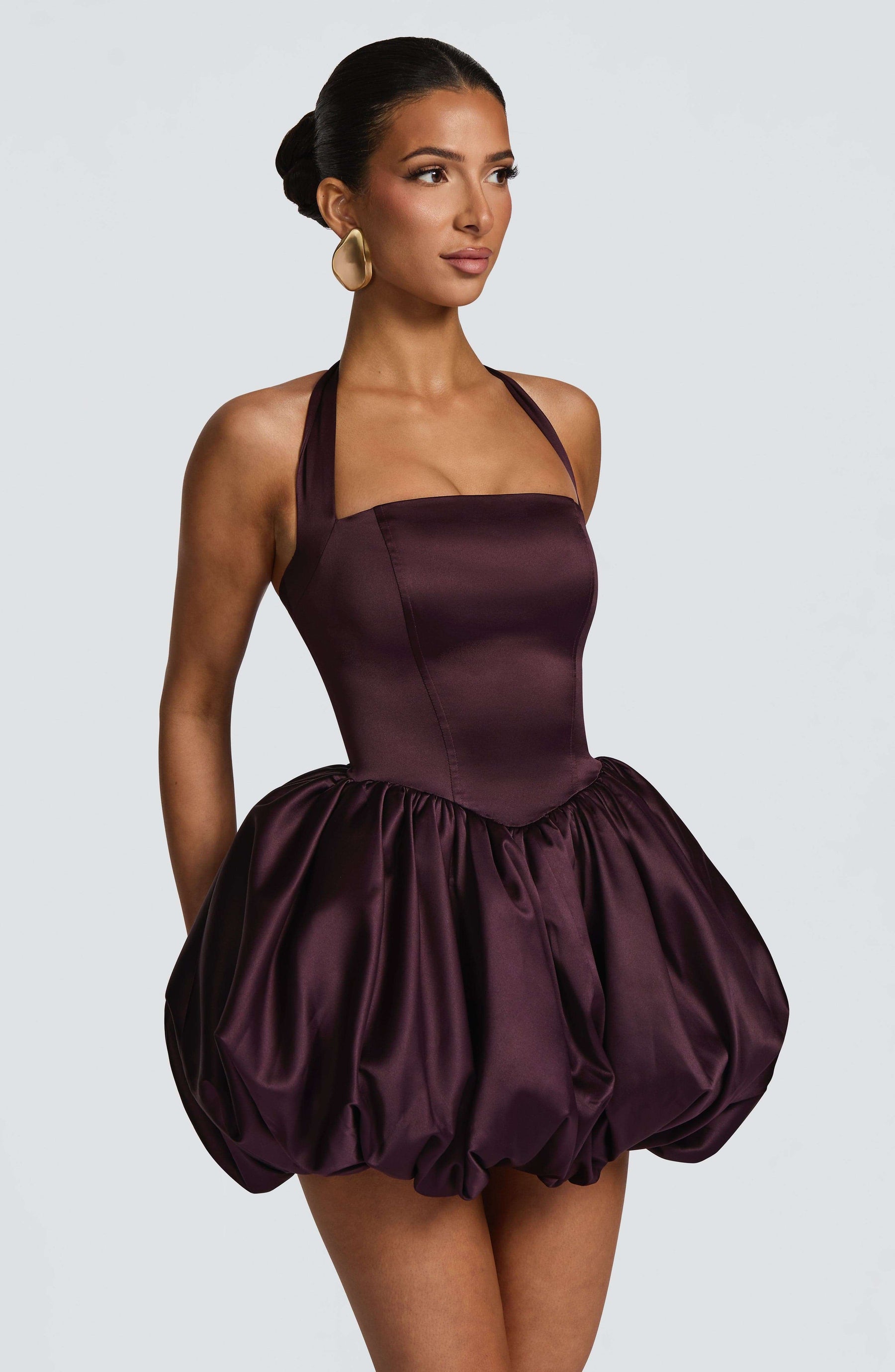 Prudence Mini Dress - Plum Ryvelle