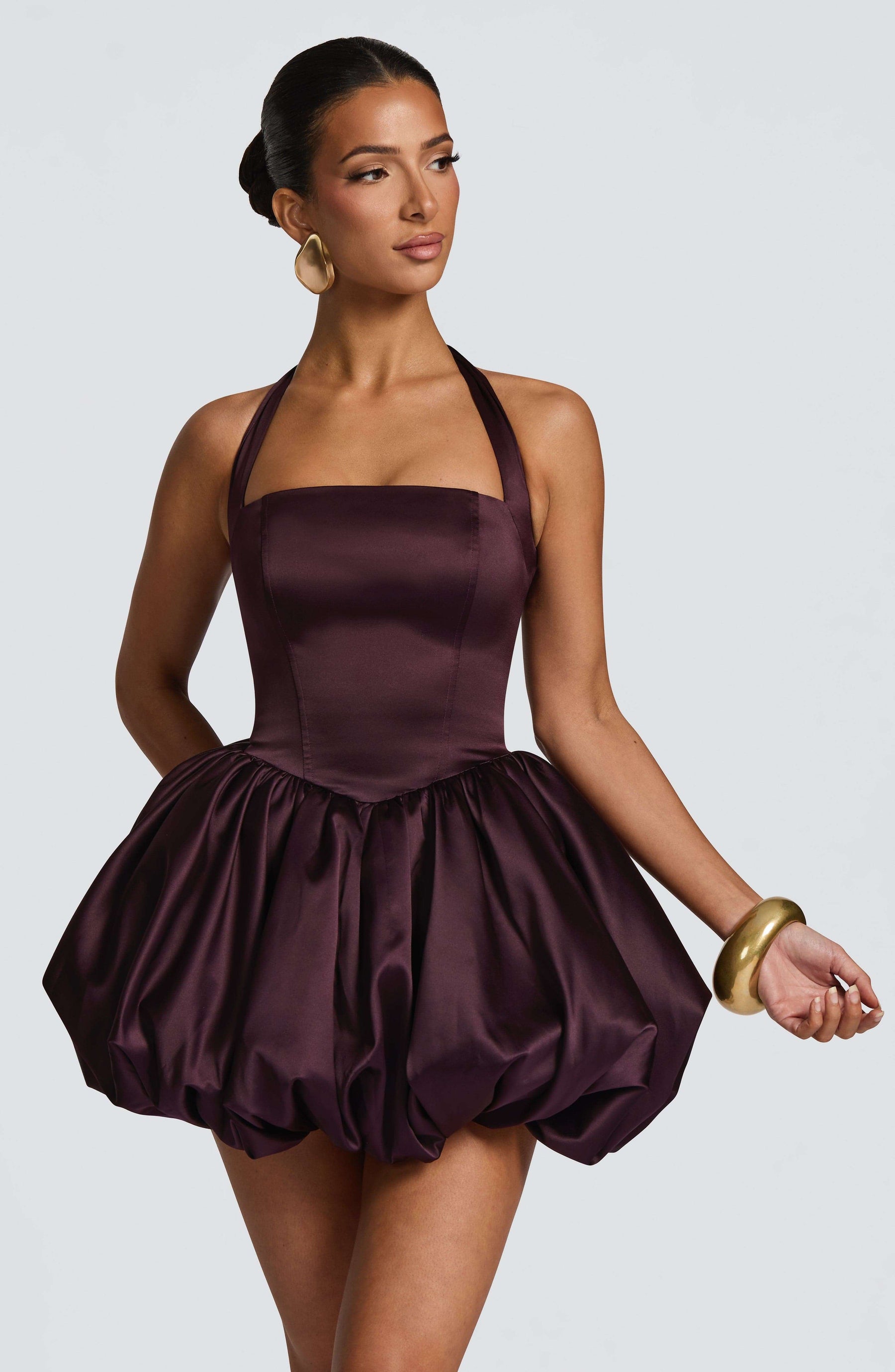 Prudence Mini Dress - Plum Ryvelle