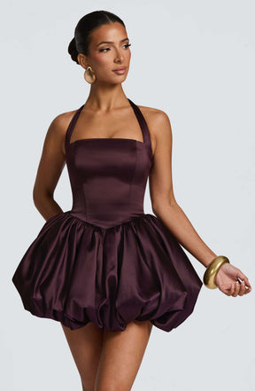 Prudence Mini Dress - Plum Ryvelle