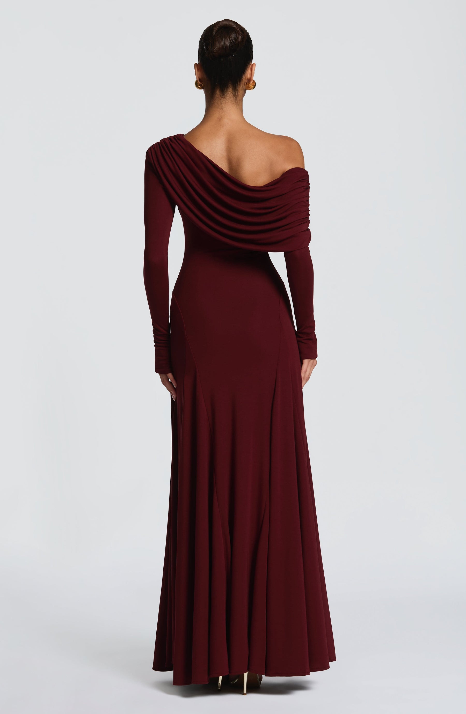 Rafaela Maxi Dress - Cherry Lacquer Ryvelle