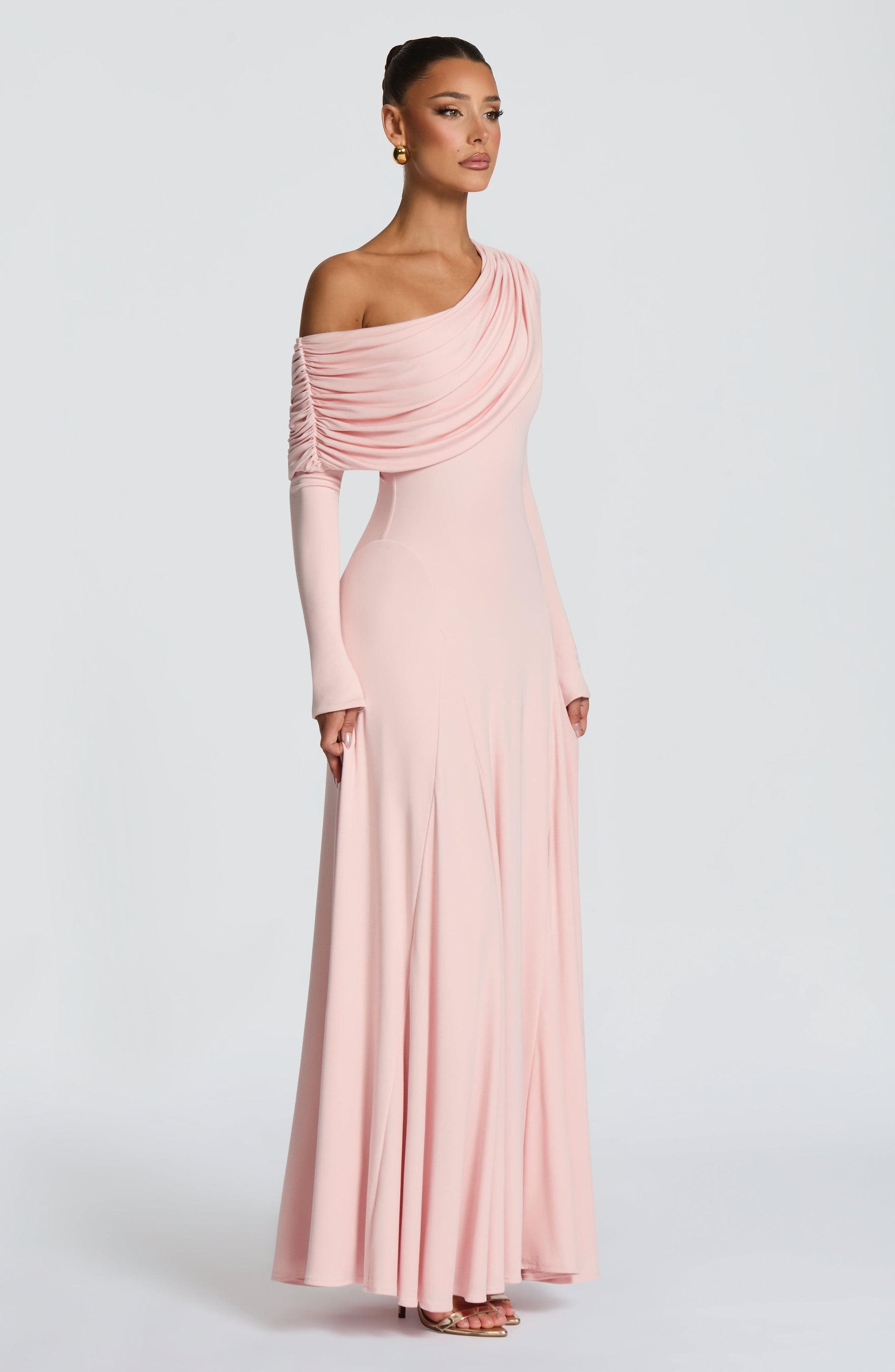 Rafaela Maxi Dress - Soft Blush Ryvelle
