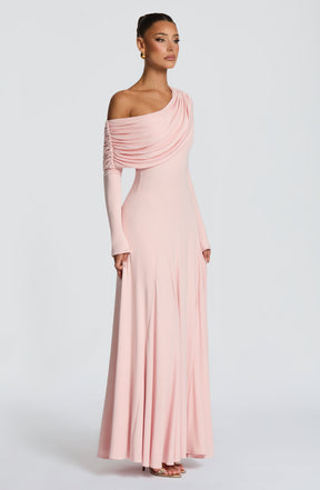 Rafaela Maxi Dress - Soft Blush Ryvelle