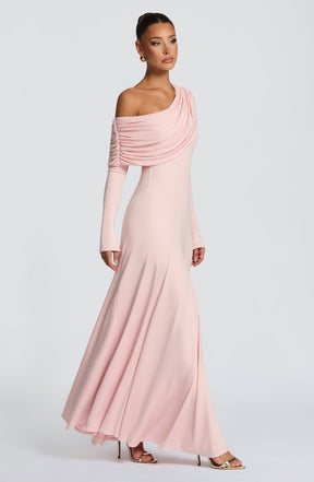 Rafaela Maxi Dress - Soft Blush Ryvelle