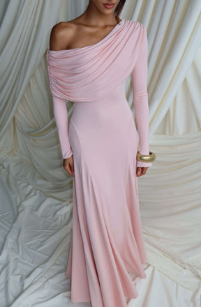Rafaela Maxi Dress - Soft Blush Ryvelle