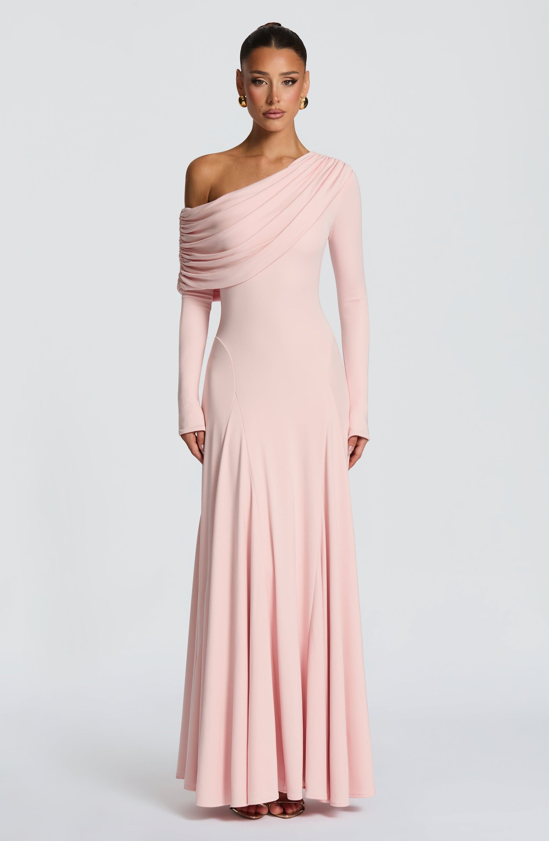 Rafaela Maxi Dress - Soft Blush Ryvelle