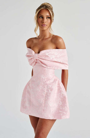 Raquel Mini Dress - Blush Ryvelle