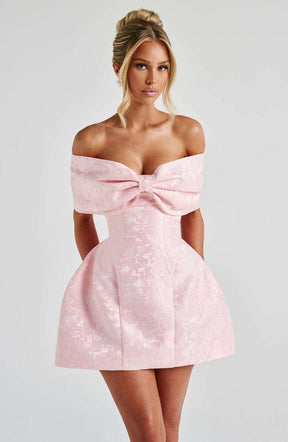 Raquel Mini Dress - Blush Ryvelle