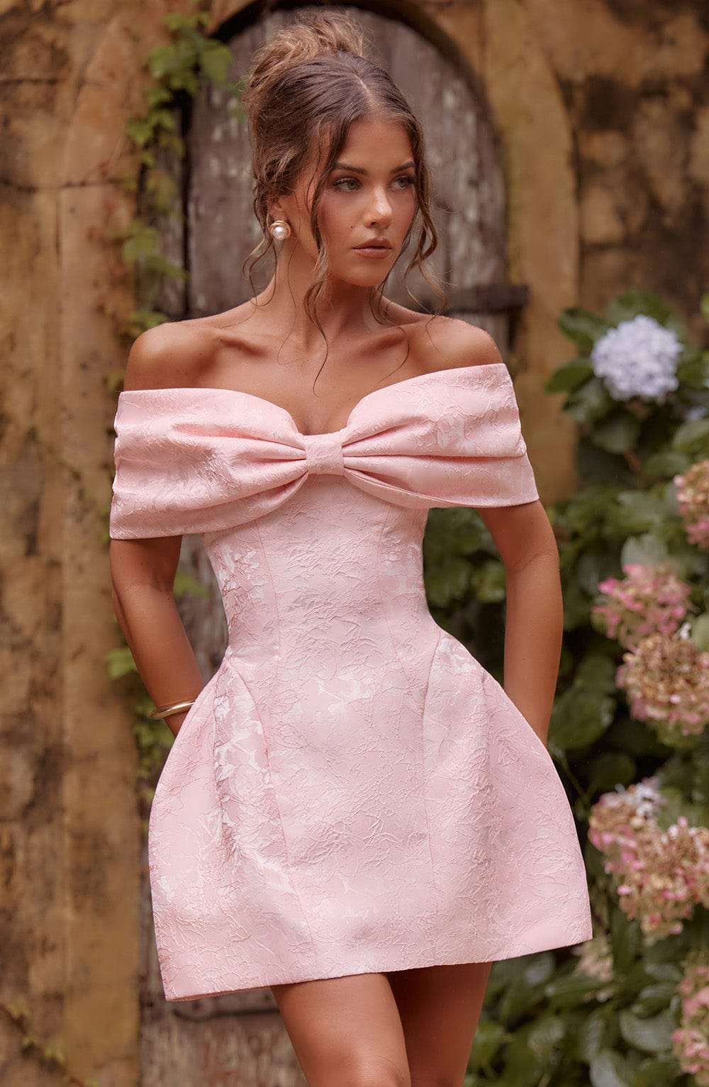 Raquel Mini Dress - Blush Ryvelle