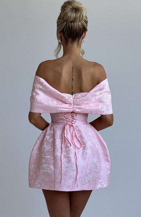 Raquel Mini Dress - Blush Ryvelle