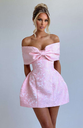 Raquel Mini Dress - Blush Ryvelle