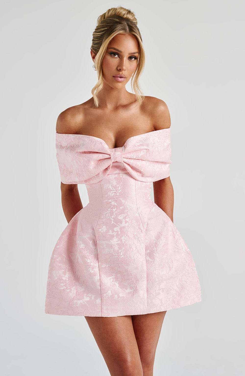 Raquel Mini Dress - Blush Ryvelle