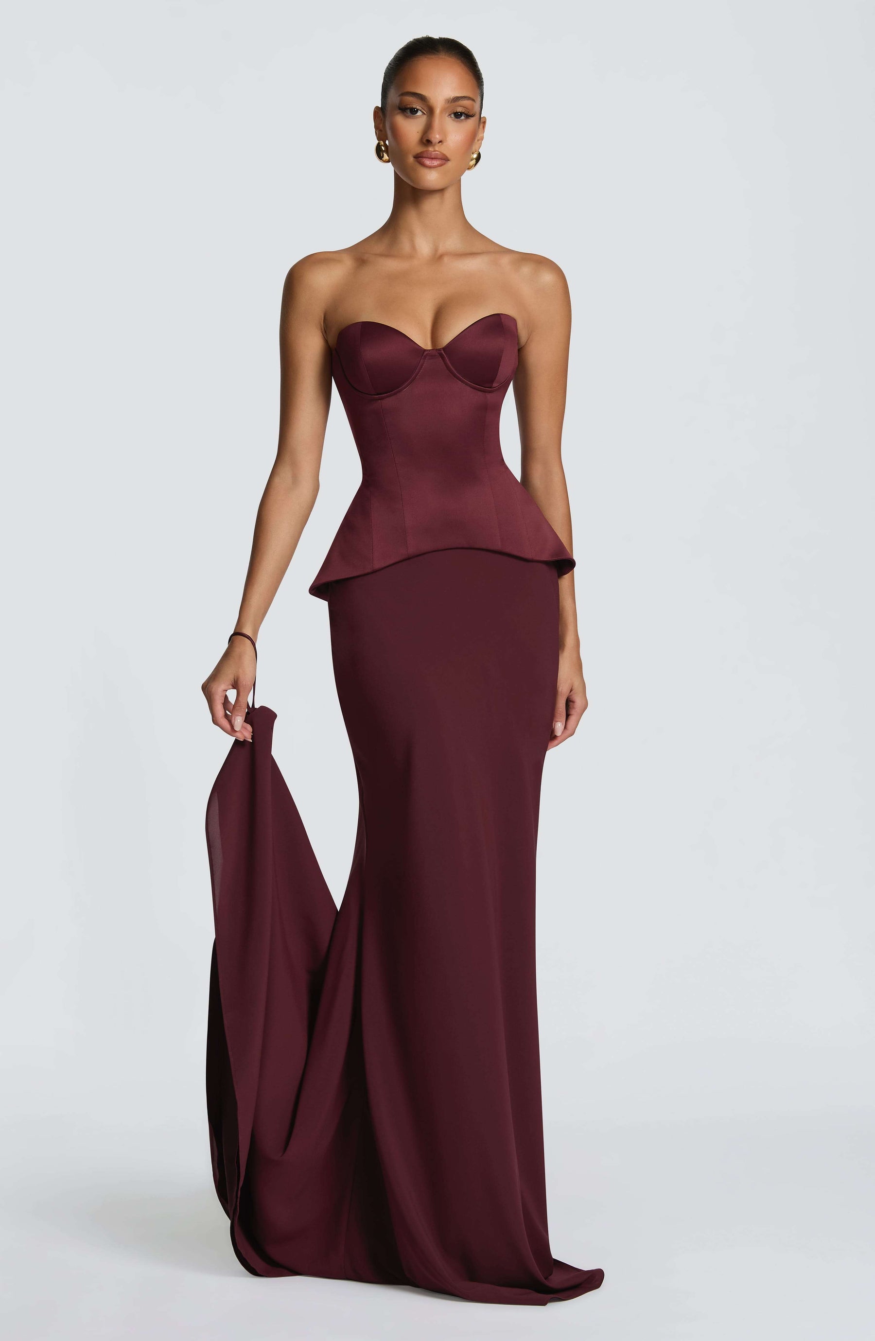 Ravenna Corset - Cherry Lacquer Ryvelle