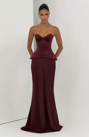 Ravenna Corset - Cherry Lacquer Ryvelle