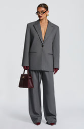 Reece Blazer - Grey Marl Ryvelle