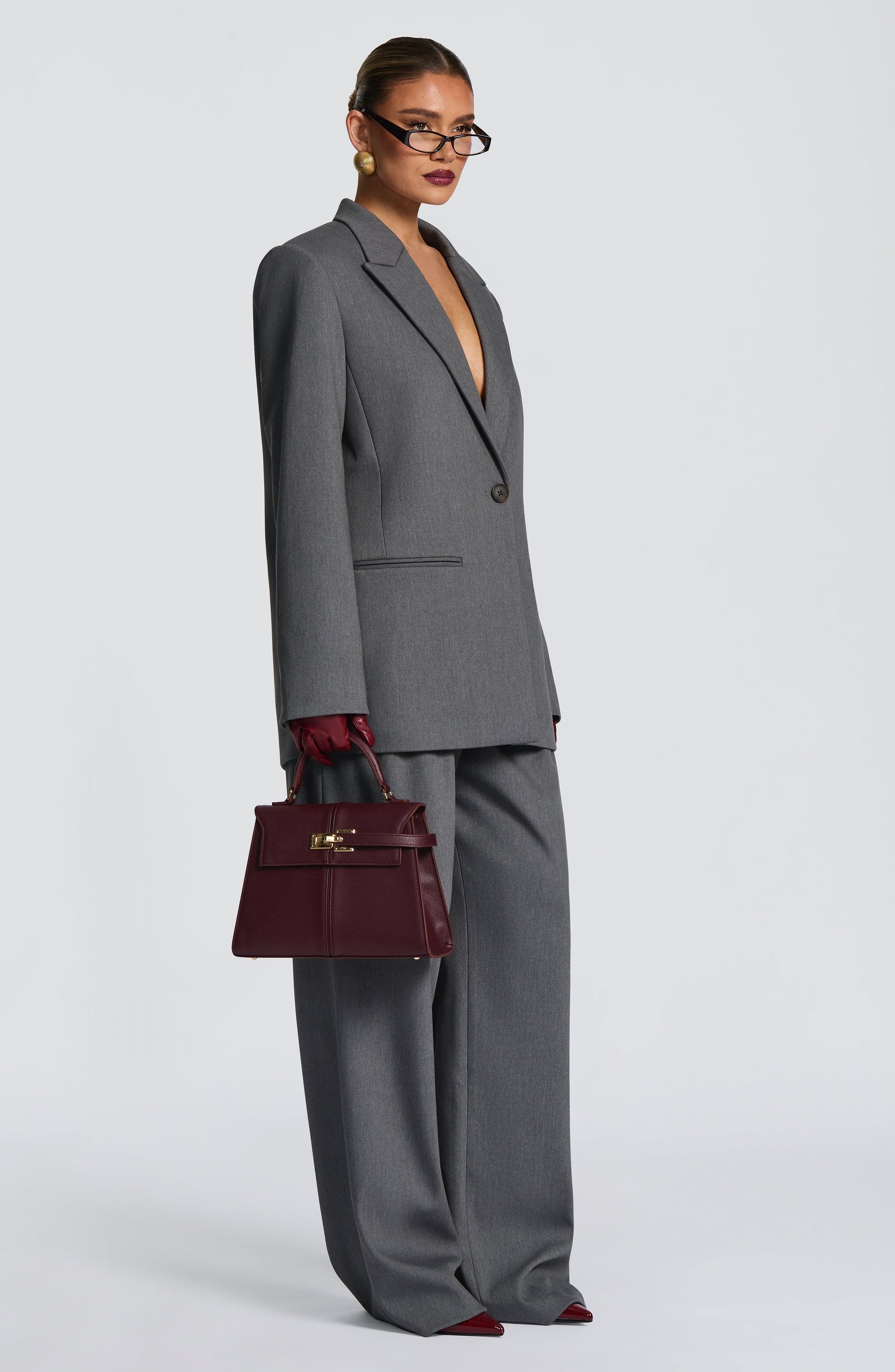 Reece Blazer - Grey Marl Ryvelle