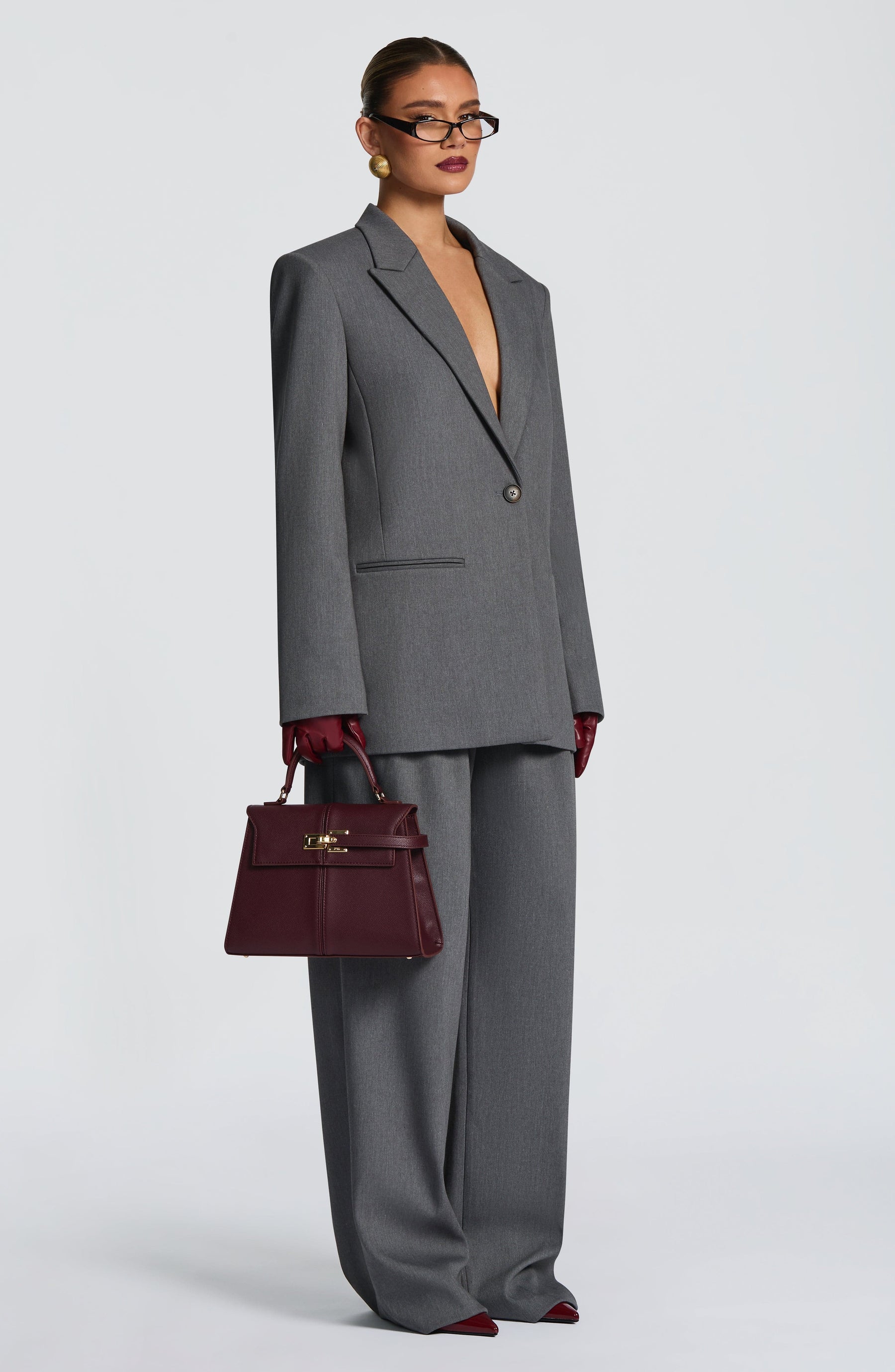 Reece Blazer - Grey Marl Ryvelle
