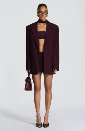 Reece Blazer - Plum Ryvelle