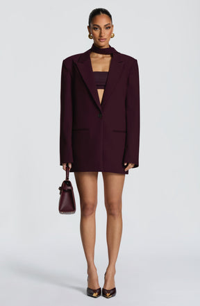 Reece Blazer - Plum Ryvelle