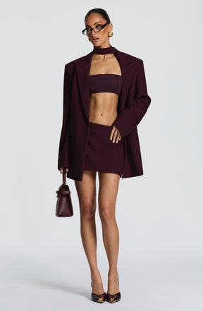 Reece Blazer - Plum Ryvelle