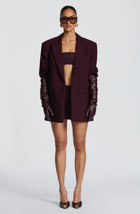 Reece Blazer - Plum Ryvelle