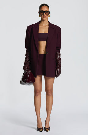Reece Blazer - Plum Ryvelle