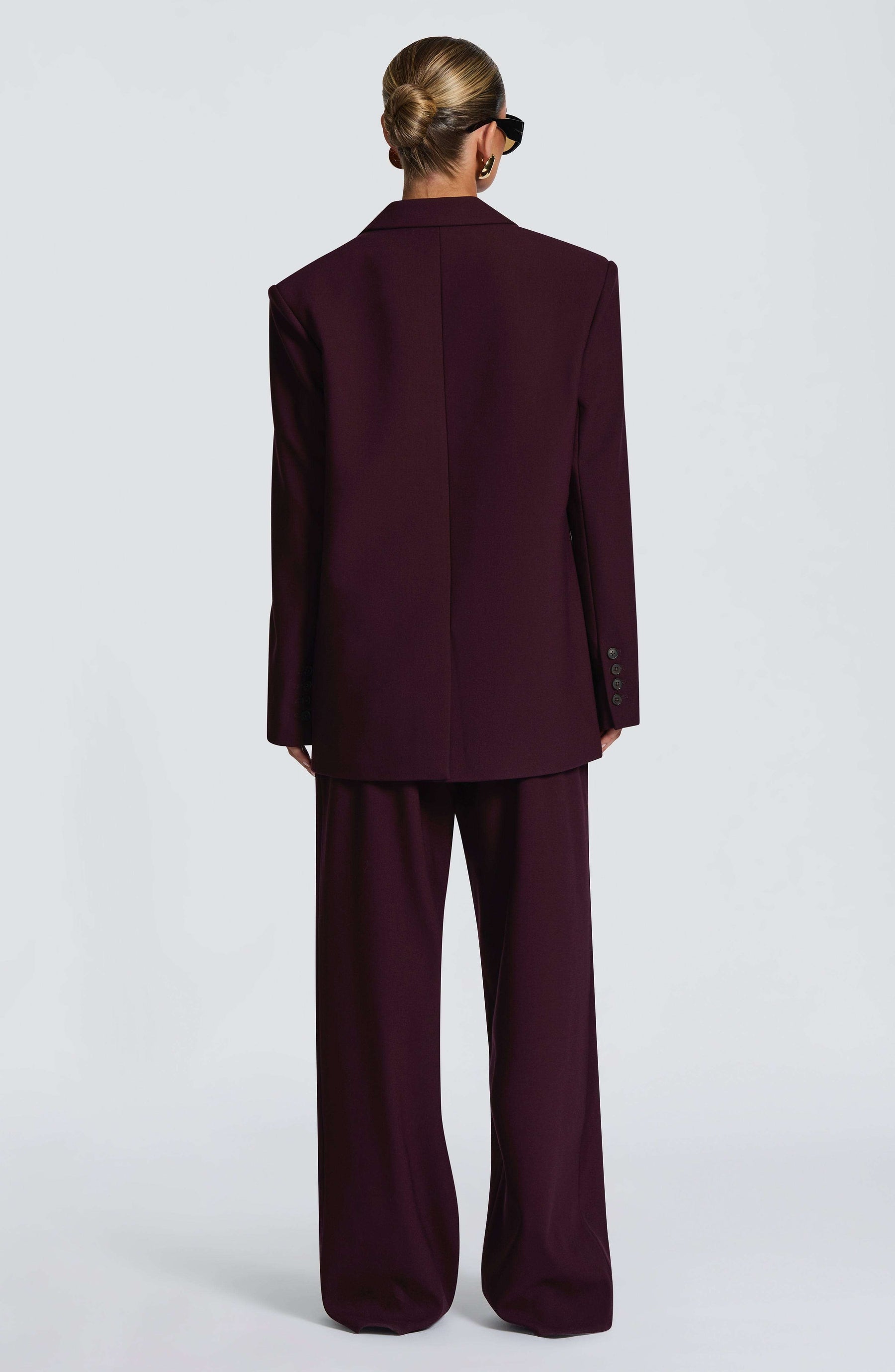 Reece Blazer - Plum Ryvelle