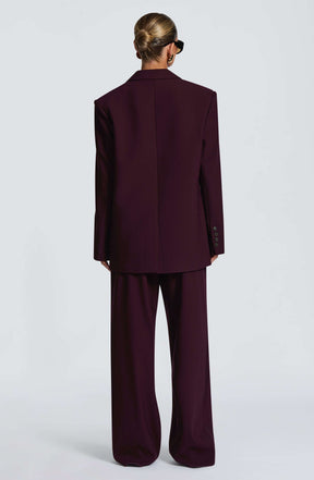 Reece Blazer - Plum Ryvelle