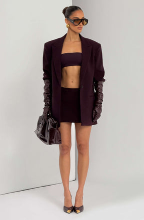 Reece Blazer - Plum Ryvelle