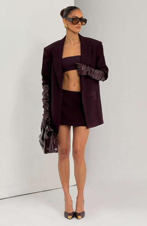 Reece Blazer - Plum Ryvelle