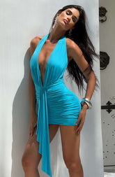 Remi Mini Dress - Aqua Ryvelle